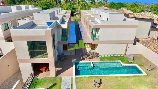 Casa de Condomínio com 2 Quartos à venda, 80m² no Imbassaí, Mata de São João