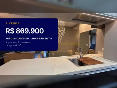 Apartamento com 3 Quartos à venda, 89m² no Jardim Camburi, Vitória