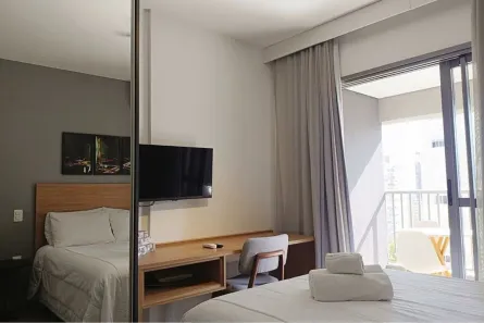 Apartamento com 1 Quarto à venda, 26m² no Indianópolis, São Paulo