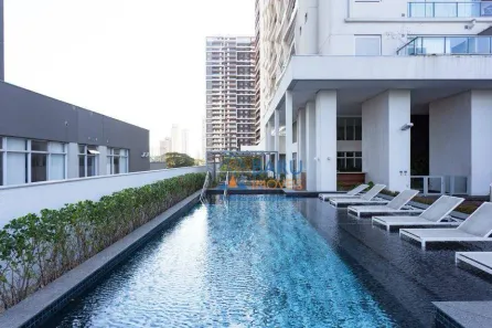 Apartamento com 1 Quarto à venda, 34m² no Cidade Monções, São Paulo