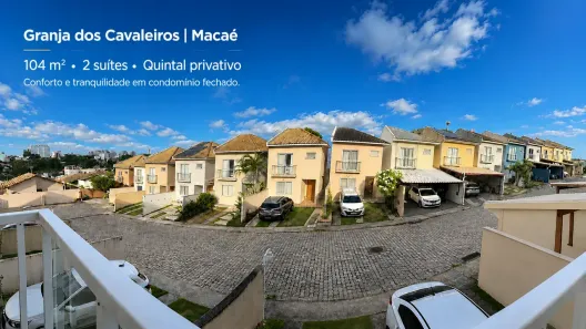 Casa de Condomínio com 2 Quartos à venda, 104m² no Granja dos Cavaleiros, Macaé
