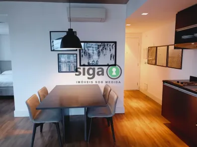 Apartamento com 1 Quarto para alugar, 63m² no Cidade Monções, São Paulo