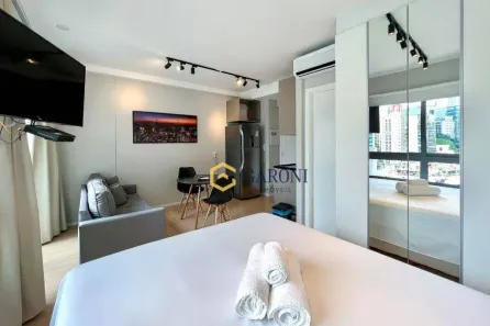 Apartamento para alugar, 27m² no Brooklin Paulista, São Paulo