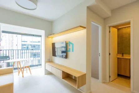 Apartamento com 1 Quarto para alugar, 30m² no Indianópolis, São Paulo