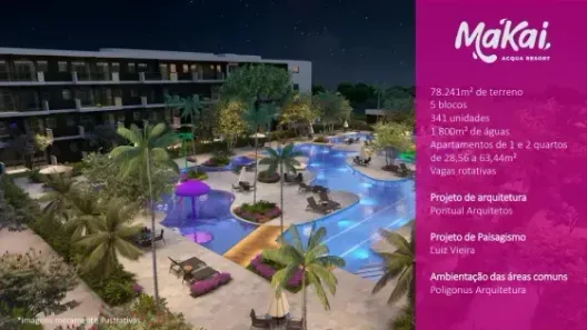 Apartamento com 1 Quarto à venda, 28m² no , Ipojuca