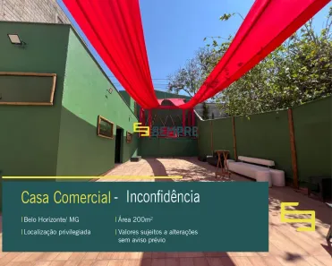 Imóvel Comercial para alugar, 200m² no Inconfidência, Belo Horizonte