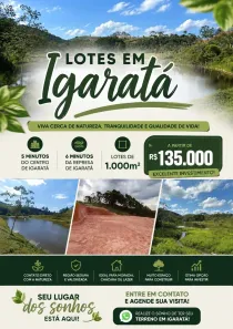 Lote/Terreno à venda, 1000m² no Centro, Igaratá
