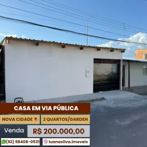 Casa com 2 Quartos à venda, 58m² no Nova Cidade, Manaus
