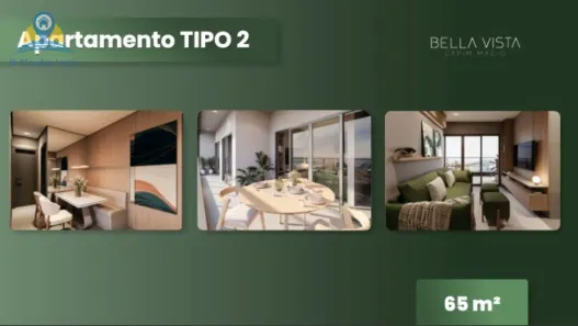 Apartamento com 2 Quartos à venda, 65m² no Capim Macio, Natal