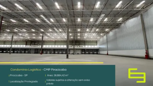 Galpão/Depósito/Armazém para alugar, 36884m² no Conceição, Piracicaba