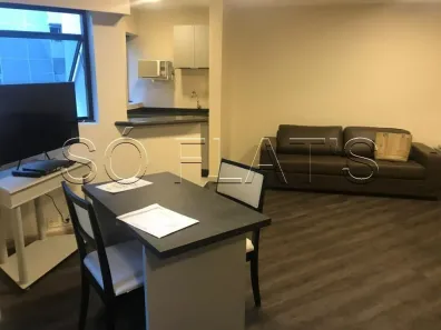 Flat com 1 Quarto para alugar, 42m² no Cerqueira César, São Paulo