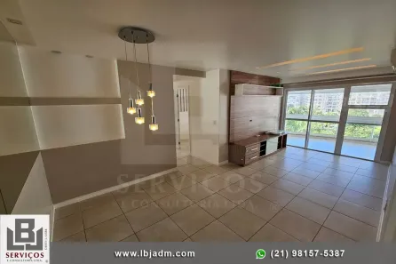 Apartamento com 3 Quartos para alugar, 96m² no Recreio dos Bandeirantes, Rio de Janeiro