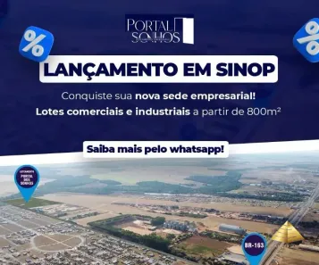 Lote/Terreno à venda, 1087m² no Eunice, Sinop