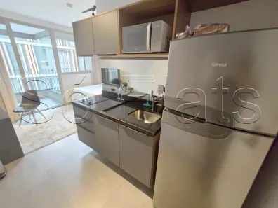 Apartamento com 1 Quarto para alugar, 30m² no Cerqueira César, São Paulo