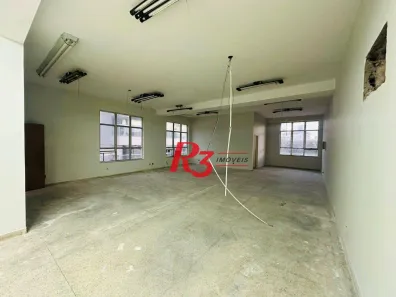 Sala Comercial para alugar, 269m² no Vila Mathias, Santos