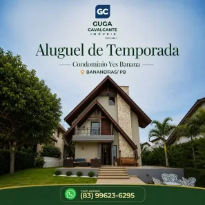 Casa de Condomínio com 5 Quartos para alugar, 260m² no , Bananeiras