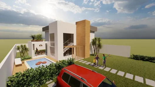 Casa de Condomínio com 4 Quartos à venda, 197m² no Parque Florestal, Camaçari