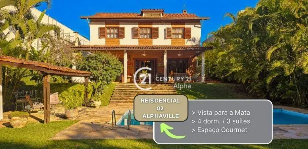 Casa de Condomínio com 4 Quartos à venda, 420m² no Alphaville Residencial Dois, Barueri