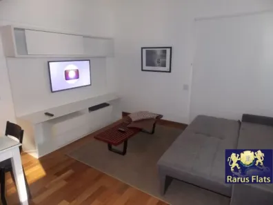 Flat com 1 Quarto para alugar, 52m² no Moema, São Paulo