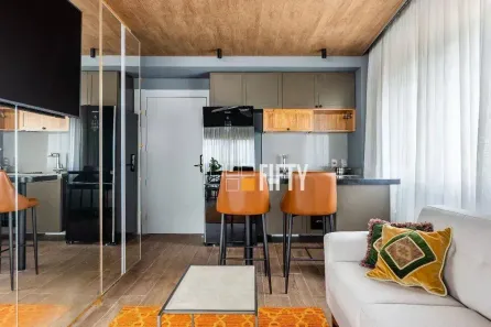 Apartamento com 1 Quarto para venda ou aluguel, 49m² no Vila Olímpia, São Paulo
