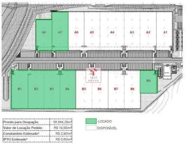 Galpão/Depósito/Armazém para alugar, 5457m² no Parque Almerinda Pereira Chaves, Jundiaí