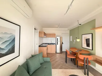Apartamento com 1 Quarto para alugar, 45m² no Pinheiros, São Paulo