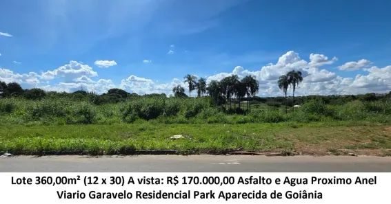 Lote/Terreno à venda, 360m² no Garavelo Residencial Park, Aparecida de Goiânia