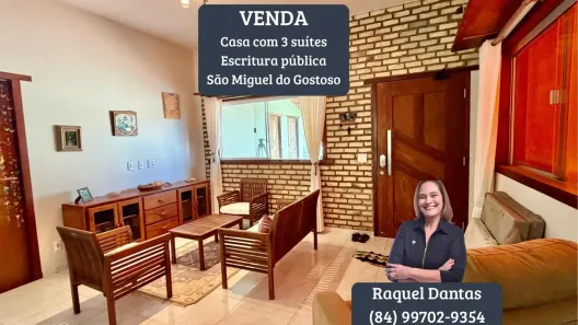 Casa com 3 Quartos à venda, 203m² no Centro, São Miguel do Gostoso
