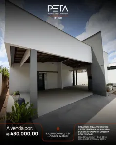 Casa com 2 Quartos à venda, 115m² no Cidade Satélite, Boa Vista