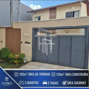 Casa com 2 Quartos à venda, 120m² no Loteamento Campo das Aroeiras, Poços de Caldas
