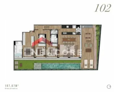 Apartamento com 3 Quartos à venda, 206m² no Três Figueiras, Porto Alegre
