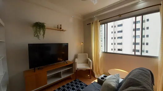 Apartamento com 1 Quarto para alugar, 41m² no Indianópolis, São Paulo