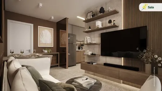 Apartamento com 2 Quartos à venda, 37m² no Dois Carneiros, Jaboatão dos Guararapes