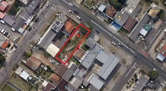 Lote/Terreno à venda, 440m² no Xaxim, Curitiba