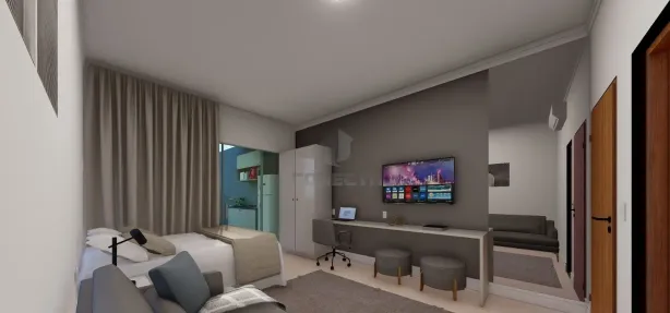 Apartamento com 1 Quarto à venda, 27m² no Praia de Itaparica, Vila Velha