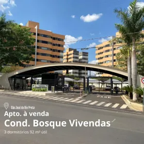 Apartamento com 3 Quartos à venda, 92m² no Jardim Bosque das Vivendas, São José do Rio Preto