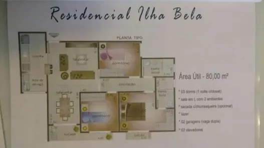 Apartamento com 3 Quartos à venda, 80m² no Boa Vista, São José do Rio Preto