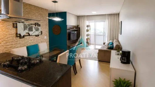 Apartamento com 3 Quartos à venda, 77m² no Campestre, Santo André