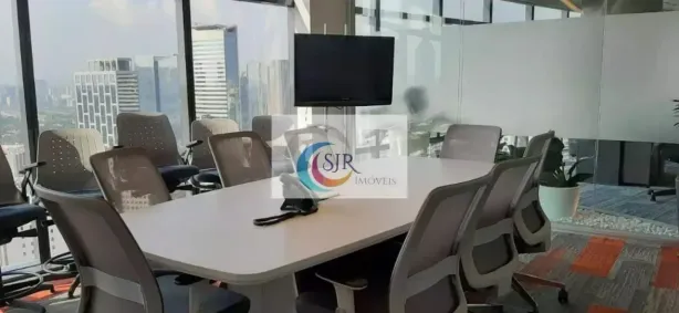 Sala Comercial para alugar, 742m² no Cidade Monções, São Paulo