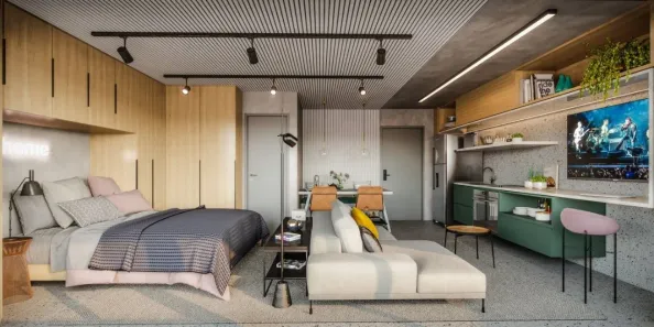 Apartamento com 1 Quarto à venda, 44m² no República, São Paulo