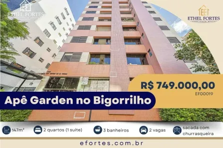 Apartamento com 2 Quartos à venda, 147m² no Bigorrilho, Curitiba
