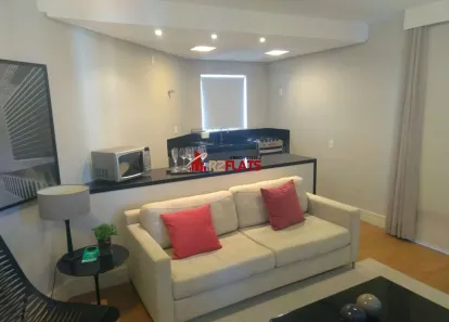 Flat com 1 Quarto para alugar, 40m² no Itaim Bibi, São Paulo