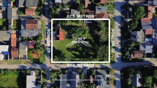 Lote/Terreno à venda, 2662m² no São José, Itapoá
