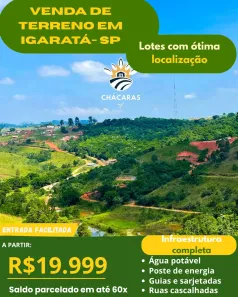 Lote/Terreno à venda, 600m² no Centro, Igaratá