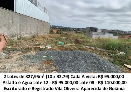 Lote/Terreno à venda, 327m² no Vila Oliveira, Aparecida de Goiânia
