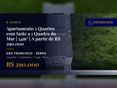 Apartamento com 2 Quartos à venda, 54m² no São Francisco, Serra