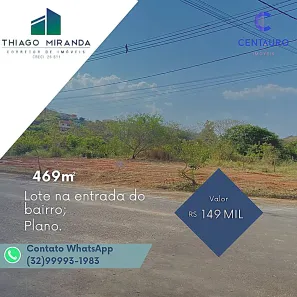 Lote/Terreno à venda, 469m² no Filgueiras, Juiz de Fora