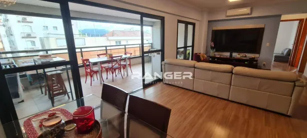 Apartamento com 3 Quartos à venda, 133m² no Ponta da Praia, Santos