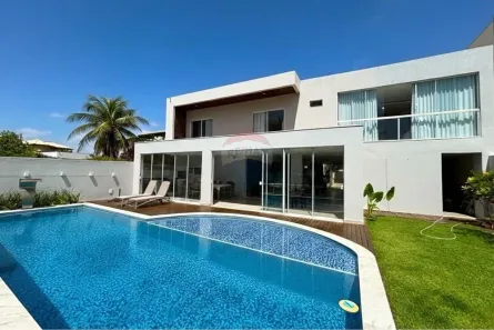 Casa de Condomínio com 6 Quartos à venda, 380m² no Barra do Jacuípe, Camaçari