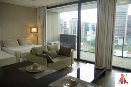 Flat com 1 Quarto para alugar, 42m² no Vila Olímpia, São Paulo